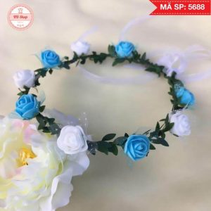 Vòng hoa đội đầu đỏ 5688