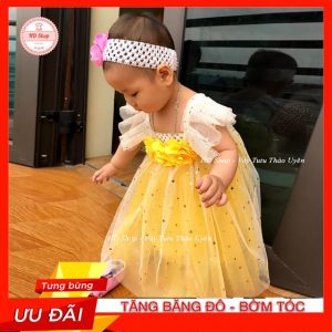 Đâm bé gái - Đầm cánh tiên cho bé gái hàng thiết kế 2