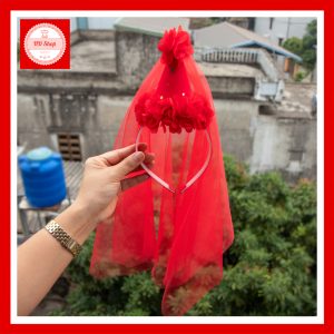 Mũ Sinh Nhật Công Chúa Đỏ Đô – Phụ Kiện Chụp Hình Đáng Yêu Cho Bé Gái