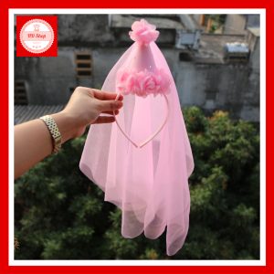 Mũ Sinh Nhật Công Chúa Hồng Phấn – Phụ Kiện Chụp Hình Xinh Xắn Cho Bé Gái