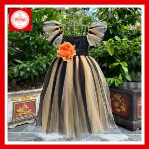 Váy Đầm Halloween Bé Gái – Phù Thủy, Công Chúa, Bí Ngô, Ma Quái