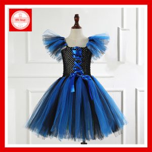 VÁY PHÙ THỦY XANH ĐEN – HÓA TRANG HALLOWEEN CÁ TÍNH CHO BÉ